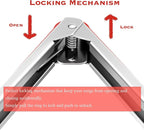 2 Pack Silicone Kitchen Tongs, 9 & 12 Inch, Stainless Steel, Red