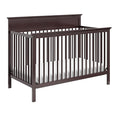 Storkcraft Carmel 5-in-1 Convertible Crib (Espresso) - GREENGUARD Gold Certified, Converts to Toddler Bed & Full-Size Bed, Fits Standard Full-Size Crib Mattress, 4 Adjustable Mattress Heights
