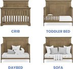 Delta Children Simmons Kids Paloma 4-in-1 Convertible Crib, Greenguard Gold Certified, Rustic Acorn
