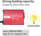 Car Power Inverters, 2000W/3000W Inverter 12v DC to 110v AC Converter with 3 AC Outlets 4 USB Port DC 5V/4.8A,Power Inverter 2000w,Car Power Converter for Truck/Home/Vehicles/Laptop Trip(150)