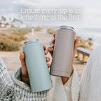 BrüMate Hopsulator Slim Can Cooler Insulated for 12oz Slim Cans | Skinny Can Insulated Stainless Steel Drink Holder for Hard Seltzer, Beer, Soda, and Energy Drinks (Midnight Camo)
