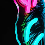 Headphones Gorilla Neon Sign Dimmable Kong Led Neon Light for Wall Decor,Game Room,Man Cave,Home Party Bar Decor,USB Powered Led Sign