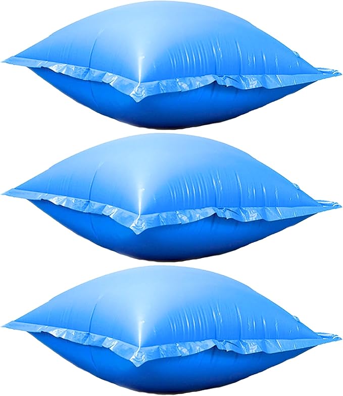 SWIMLINE HYDROTOOLS Air Pillow For Above Ground Pools Cover Winterizing 3-Pack | 4 x 4 ft Cushion Swimming Pool Closing Winter Kit | Cold Resistant Ice Equalizer Thick Pillows Accessories | 1144 ACC44