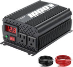 1000 watt Inverter Modified Wave 12V to 110V/120V DC to AC Inverter car Power Inverter for semi Truck Vehicles Camping RV Van Solar Power Inverter Converter with LCD Display-1000w