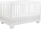 Babyletto Modo 3-in-1 Convertible Crib with Toddler Bed Conversion Kit in White, Greenguard Gold Certified