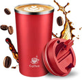 17oz Travel Coffee Mug ,Leakproof Vacuum Coffee Cup Insulated Tumbler | 304 Stainless Steel, Double-Wall Vacuum Insulated, Leakproof, Fits Hot & Cold Drinks Car Cup Holders, Travel, Office