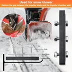 Cenipar 1/4" Snow Blower Impeller Modification Kit-3-Blade Universal-for Modifies 2-Stage Machine, Improve Efficiency of The Snow Blower(3Pack)