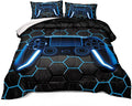 Boys Comforter Set,Gaming Bedding for Kids Teen,Game Console Comforter Set for Gamer Room Decor(comforter-Game41,Queen)