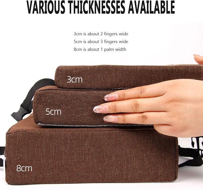 Square Cushion Set of 2 for Bar Stool 14x14/15*15/12*12 Seat Pad With Ties - Thickened 5/8cm Dining Chair Cushion for Home Kitchen ( Color : 6#