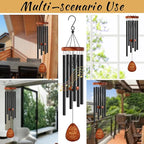 Pet Memorial Wind Chimes 26" - Dog Memorial Gifts for Loss of Dog, Dogs Remembrance Bereavement Gift, Pet Loss Sympathy Gifts (Design 4)