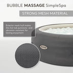 INTEX SimpleSpa Inflatable Hot Tub, 6 Person Jet Massage Spa with Built-in Pump and Cover - Portable Outdoor Tub with Bubble Jets for Home, Backyard, and Patio