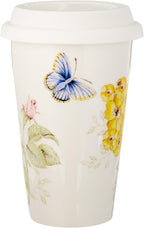 Lenox 837583 Butterfly Meadow Thermal Travel Mug, Multicolor, 1 Count (Pack of 1)
