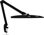 Neatfi Elite HD XL Task Lamp, 1360 Lumens, 84PCS SMD LED, 6500K, Super Bright Desk Lamp, Non-polar Dimming (Non-CCT with Clamp, Black, 22 Inches)