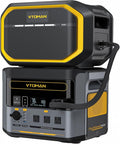 VTOMAN FlashSpeed 1500 Portable Power Station with Extra Battery - 3096Wh/1500W(3000W Peak) Solar Generator with LiFePO4 Battery, 100W USB-C, 60 Min Fast Charging 0-80% for Camping, Backup, RV