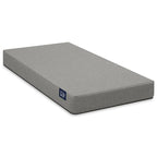 babyGap by Delta Children Oxford 6-in-1 Convertible Crib TrueSleep 2-Stage Deluxe Crib and Toddler Mattress (Bundle), Navy/Natural