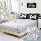 KAKKI 4 Piece Boys Twin Gamer Comforter Set with Sheets, 3D Colorful Video Game Controller Comforter for Kids Teen, All Season Soft Microfiber Gaming Bedding Set(White,Twin)