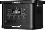 OUPES Exodus 2400 Portable Power Station 2400W (Boost 2600W, Surge 4500W), 2232Wh LiFePO4 Battery Generator, 0-80% Charge in 1.2H, Solar Ready for Home Backup, Camping & RV Essentials