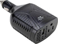 Amazon Basics 75W Car Power Inverter 12V to 110V for Vehicles, Black, 5.07 x 2.65 x 1.6 inches