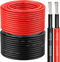 8 AWG Solar Cable 150FT Red + 150FT Black Tinned Copper Wire, 8 Gauge Solar Panel Wire for RV, Automotive, Trailer, Marine, Outdoors