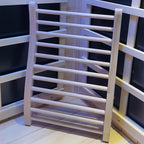 1 Pack Sauna Backrest Infrared Wooden Sauna, Traditional Sauna