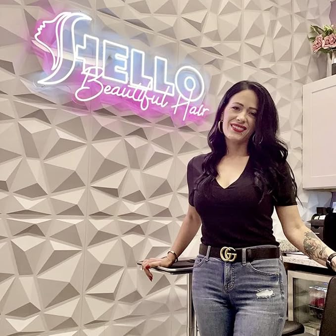 Custom Neon Sign, Custom LED Neon Sign Customizable for Business Salon Beauty Nail Studios Light Up Name Sign, Personalized Neon Light Suitable for Bar Bakeries Coffee Shop Decorations