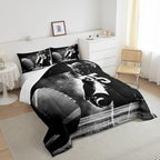 Erosebridal Football Down Comforter for Kids Boys Girls Teens Sports Theme Comforter Set Soccer Pattern Duvet Insert Football Match Bedding Set Youth Bedroom Decor Quilted with 2 Pillowcase,Full