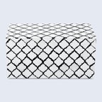 Handicrafts Home Handmade Moroccan Pattern Inspired Decorative Box - Large Storage Organizer for Neck Chains, Watches, Memory Keepsakes - Boho Style Treasure Box, Multipurpose Gift - B&w, 10x5x5