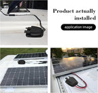 Solar Weatherproof Entry Gland Entry Housing, Through RV roof Solar Entry housing with 10AWG Solar Extension Cable Solar Connector Solar Project on RV, Campervan, Van