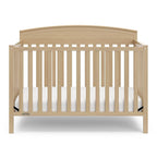 Graco Benton 5-in-1 Convertible Crib (Driftwood) – GREENGUARD Gold Certified, Converts from Baby Crib to Toddler Bed, Daybed and Full-Size Bed, Fits Standard Full-Size Crib Mattress