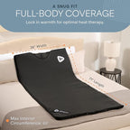 LifePro RejuvaWrap Far Infrared Sauna Blanket for Detox & Relaxation – Available in 5 Colors & 3 Models – Portable Sauna Blanket Infrared for Muscle Relief, Circulation & Recovery – 9 Heat Levels