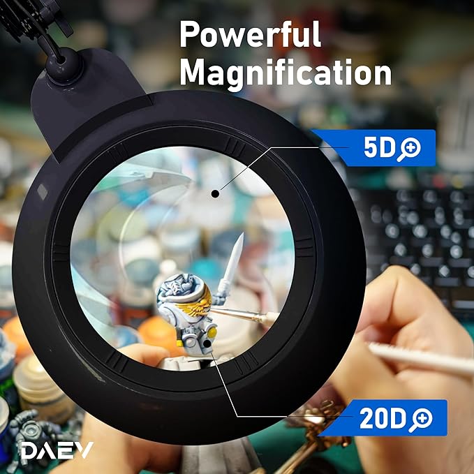 5D/20D Diopter Acrylic Lens - Black