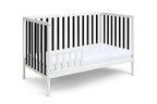 Baby Cache Deux Remi Island 3-in-1 Convertible Crib (Do Re Me) White & Black