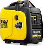 2550-Watt Portable Inverter Generator for Home Use, 1.06Gallon Large Fuel Tank Up to 10 Hours Use, 120V Gas Powered Generator Super Quiet - EPA Compliant-Yellow