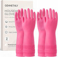 Rubber Dishwashing Gloves, Reusable Cleaning Dish Gloves for Kitchen, Long Cuff for Washing Dishes