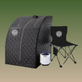 One Person Portable Steam Sauna Tent with 1000W/ 110V Steamer, 40” x 34” x 29”
