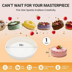 CAKETIME Silicone Round Cake Pan with Metal Reinforced Frame