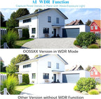 (90 Days Storage & Dual Antennas for WiFi Enhanced) AI Human Detected 2K 3.0MP Wireless Security Camera System,OOSSXX 10-Channel NVR HD Outdoor Home Surveillance WiFi Cameras Systems