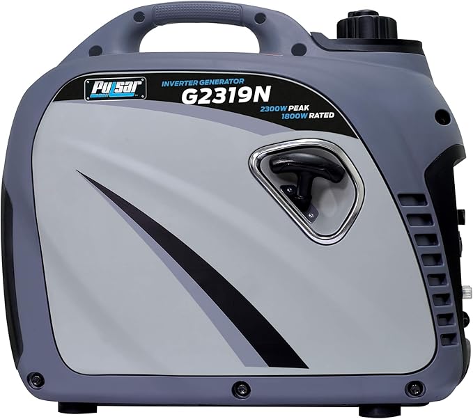 Pulsar 2,300W Portable Gas-Powered Quiet Inverter Generator With USB Outlet & Parallel Capability, Carb Compliant, G2319N