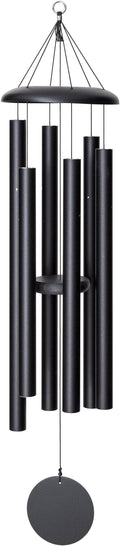 Corinthian Bells by Wind River - 50 inch Black Wind Chime for Patio, Backyard, Garden, and Outdoor Decor (Aluminum Chime) Made in The USA
