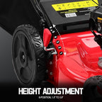 PowerSmart Self Propelled Gas Lawn Mower 22-Inch with 150cc Briggs and Stratton EX625 Engine, RWD Single-Speed 2-in-1 Mulch and Bagger, High Wheel B8622S