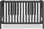 Delta Children Heartland 4-in-1 Convertible Crib, Black