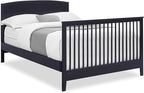 Delta Children Campbell 6-in-1 Convertible Crib - Greenguard Gold Certified, Midnight Grey