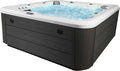 Scenic Outdoor Hot Tub, 6-Person 69-Jet Lounger 4-Pump Spa with Triple Water Columns and Bluetooth Stereo by Essential Hot Tubs