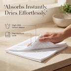 Urban Villa Hemstitch Cloth Dinner Napkins Cotton 20”x20” (Set of 12)-White