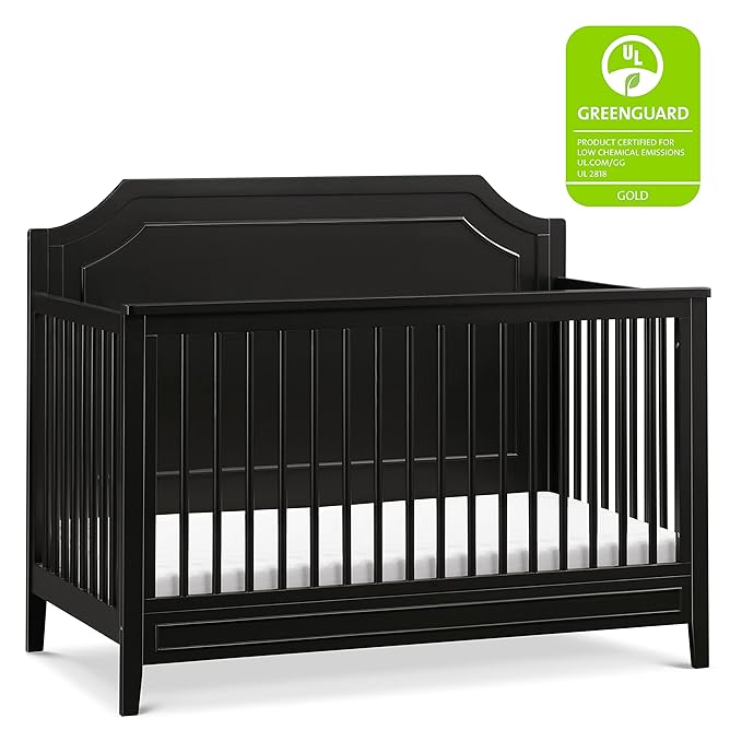 DaVinci Chloe Regency 4-in-1 Convertible Crib in Ebony, Greenguard Gold Certified