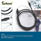 946-04722 Chute Control Cable 2-Way for Cub Cadet 1X 21-inch LHP, 1X 221 LHP, 221 LHP, MTD, Craftsman Snow Blowers Replaces 746-04722