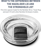 YETI Rambler 30 oz Travel Mug, Stainless Steel, Vacuum Insulated with Stronghold Lid