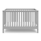 Storkcraft Hillcrest 4-in-1 Convertible Crib (Pebble Gray) - Converts to Daybed, Toddler Bed, and Full-Size Bed, Fits Standard Full-Size Crib Mattress, Adjustable Mattress Support Base