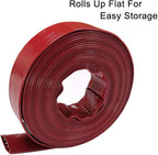Eastrans 2 IN x 50 FT Pool Backwash Hose, Extra Heavy Duty Discharge Hose,10 Bar Working Pressure, 30 Bar Burst Pressure,Wall Thickness 1.8mm, High pressure resistance,Ultra Strong Wear Resistance