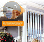 Bird Scare Reflective Tape 328feet Double-Sided Bird Scare Tape with 100PCS Adhesive Tapes Swallow Shield Reflective Ribbon Tape to Repelling Sparrows, Woodpeckers for Gardens, Farms, Orchards